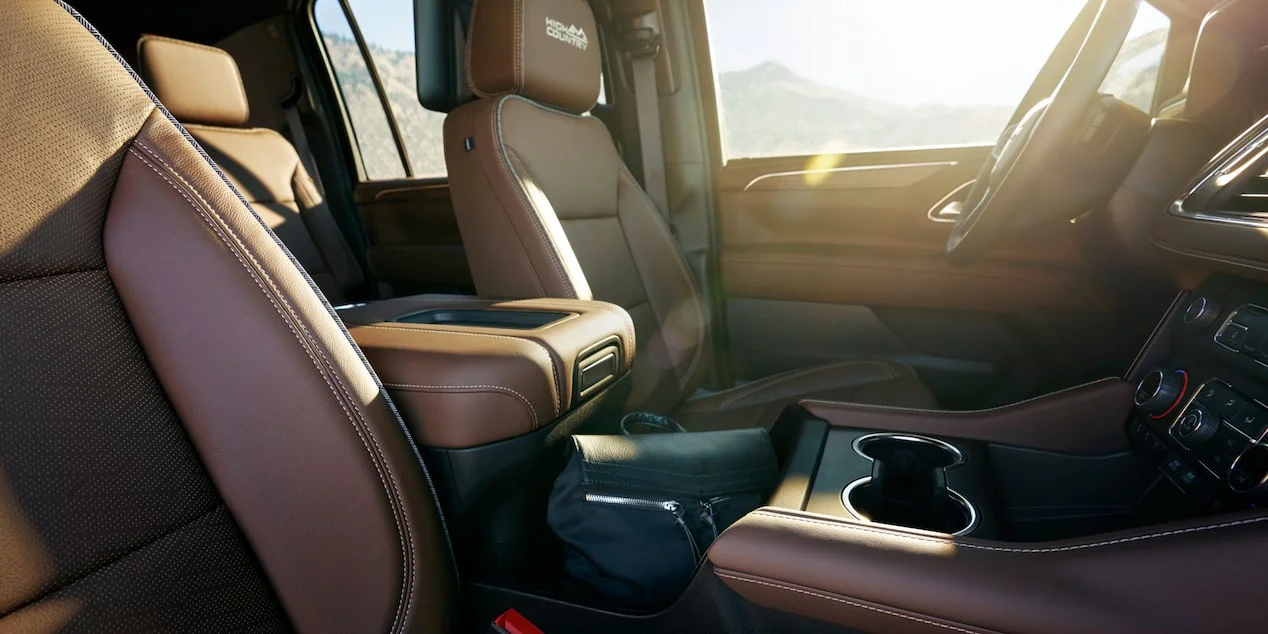The interior of the 2023 Chevrolet Suburban