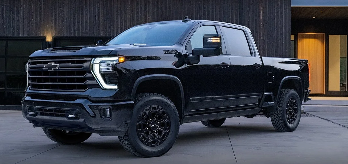The 2024 Chevrolet Silverado 2500 sitting in a driveway