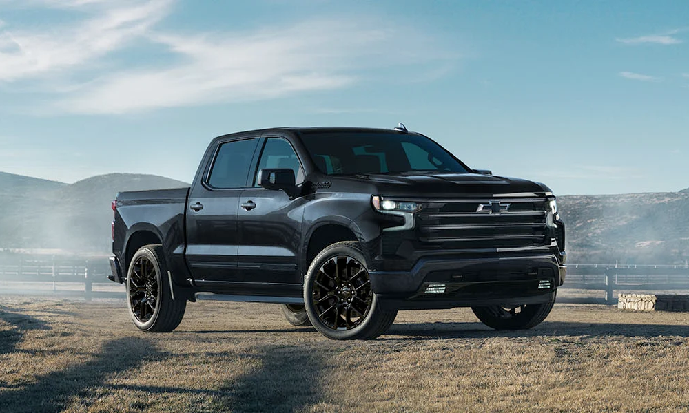 A 2025 Chevy Silverado 1500 sitting on a ranch